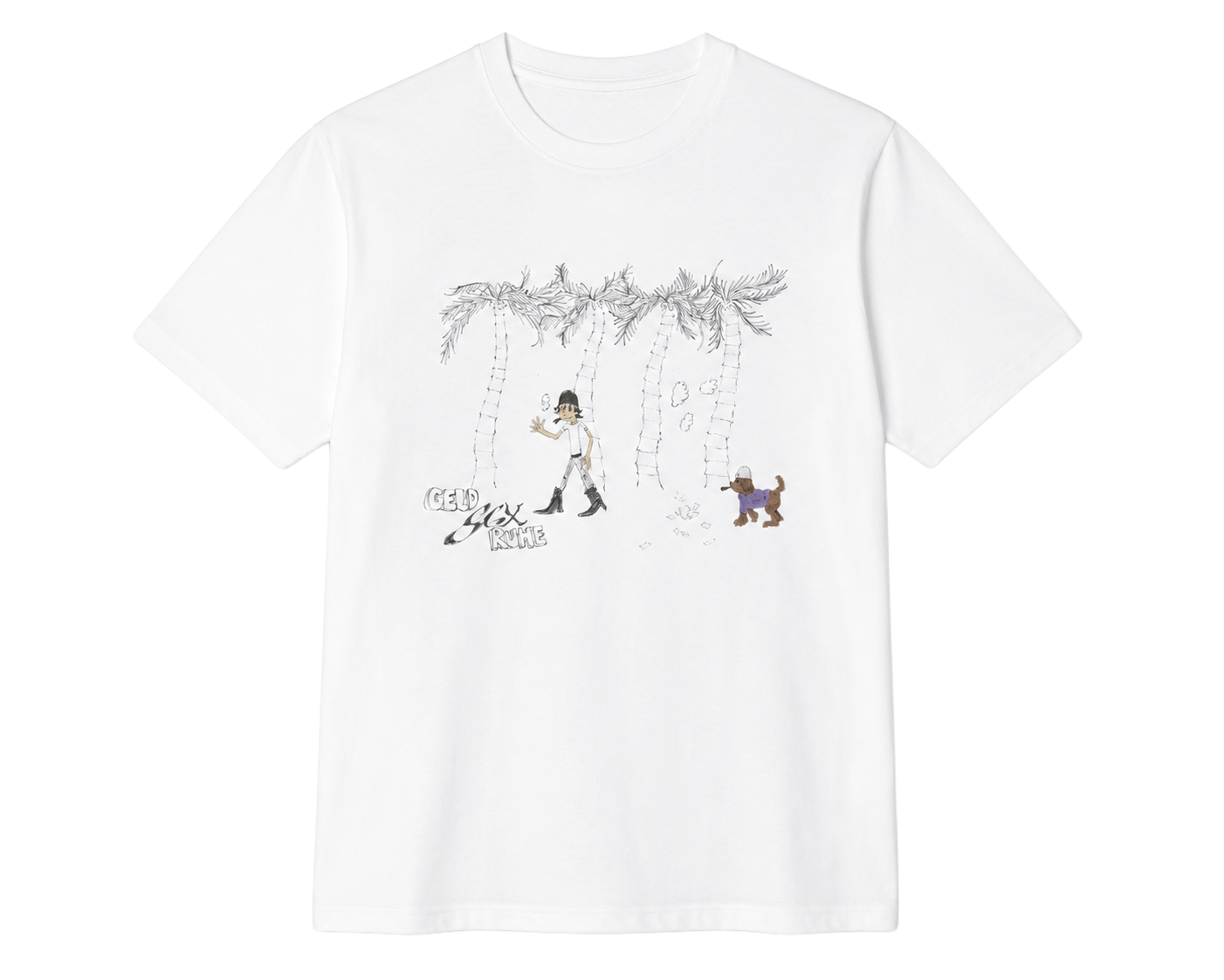 Palm Trees Sketch Tee